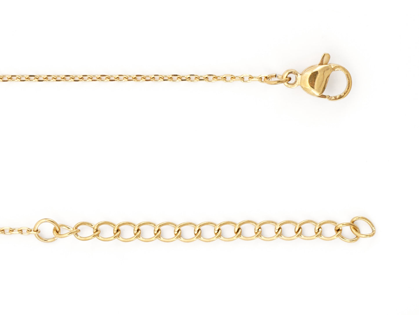 Colar com Conta de Viana, Inspirado na Filigrana Portuguesa, Aço Inoxidável Dourado - Pormenor Fio Ajustável