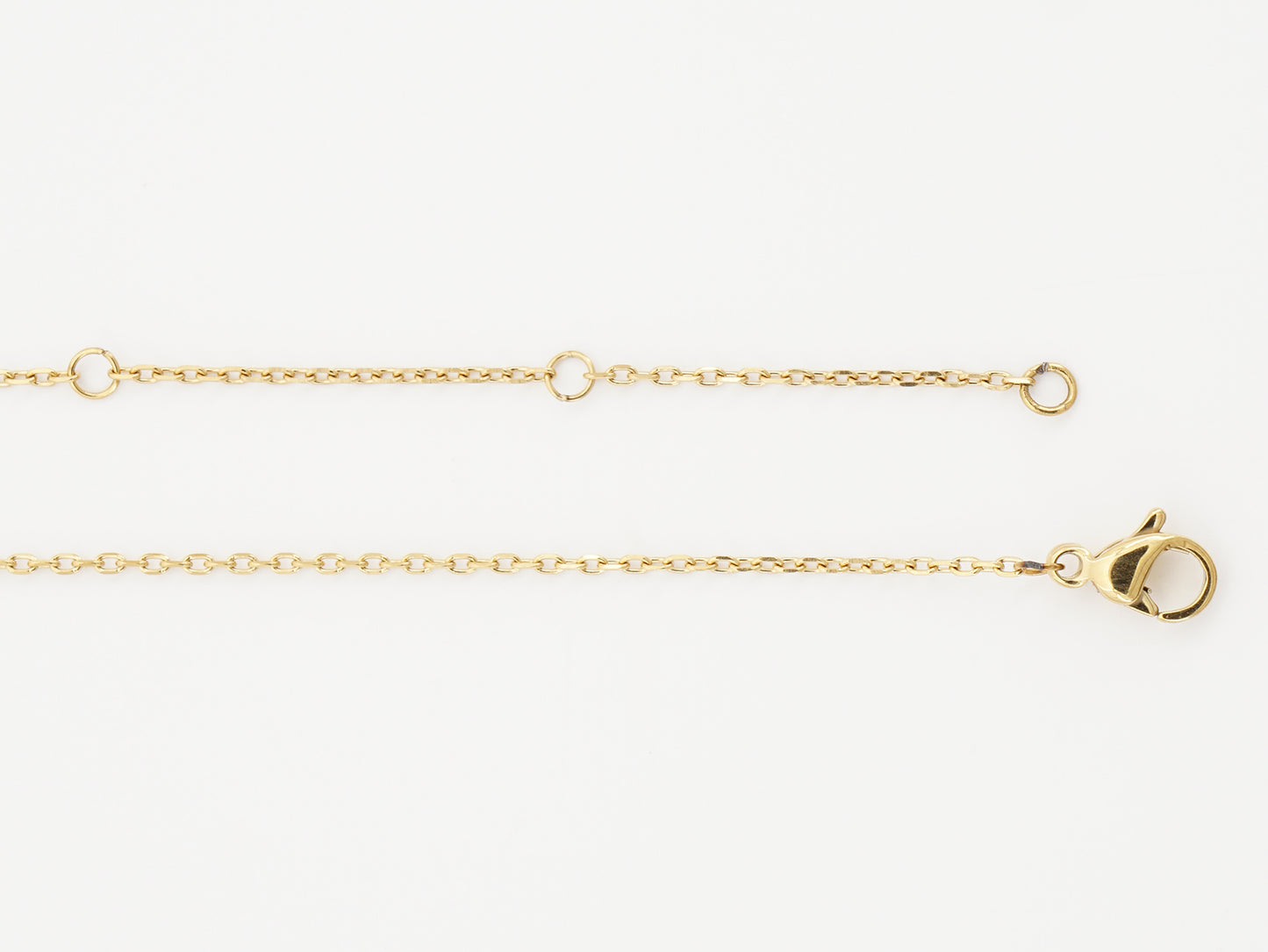 Colar Caramujo Azul, Inspirado na Filigrana Portuguesa, Aço Inoxidável Dourado - Pormenor Fio Ajustável