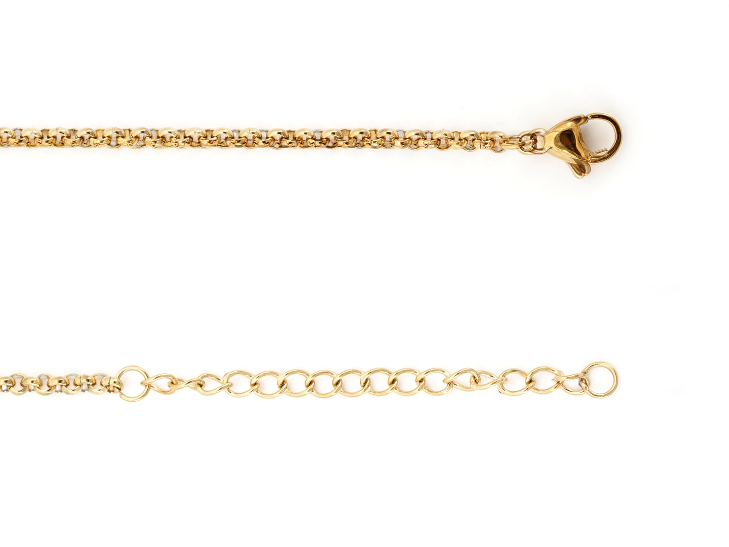 Colar Princesa, Inspirado na Filigrana Portuguesa, Aço Inoxidável Dourado - Pormenor Fio Ajustável