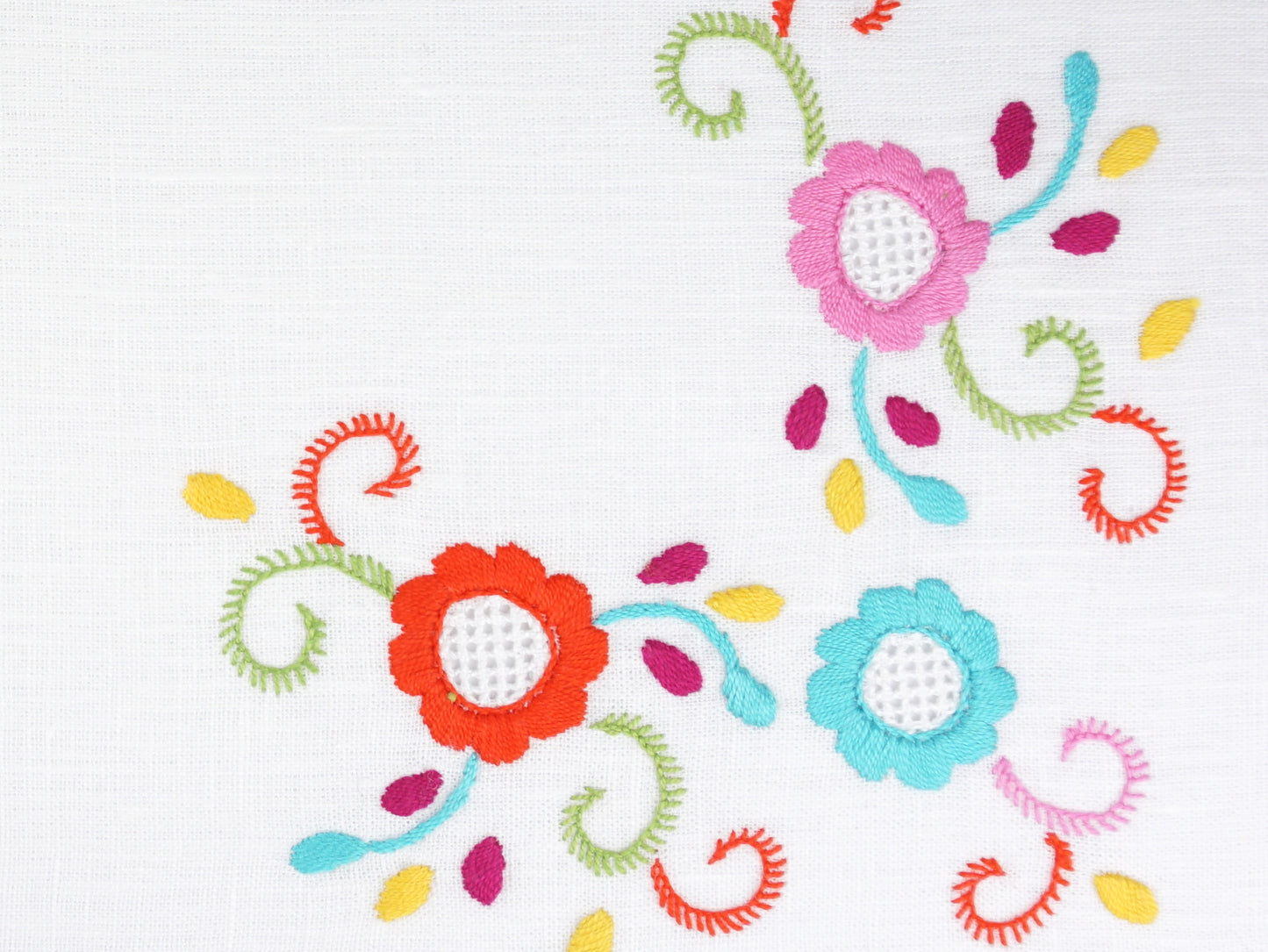 Set de Table, Dessin Coloré, Broderie de Viana Portugal