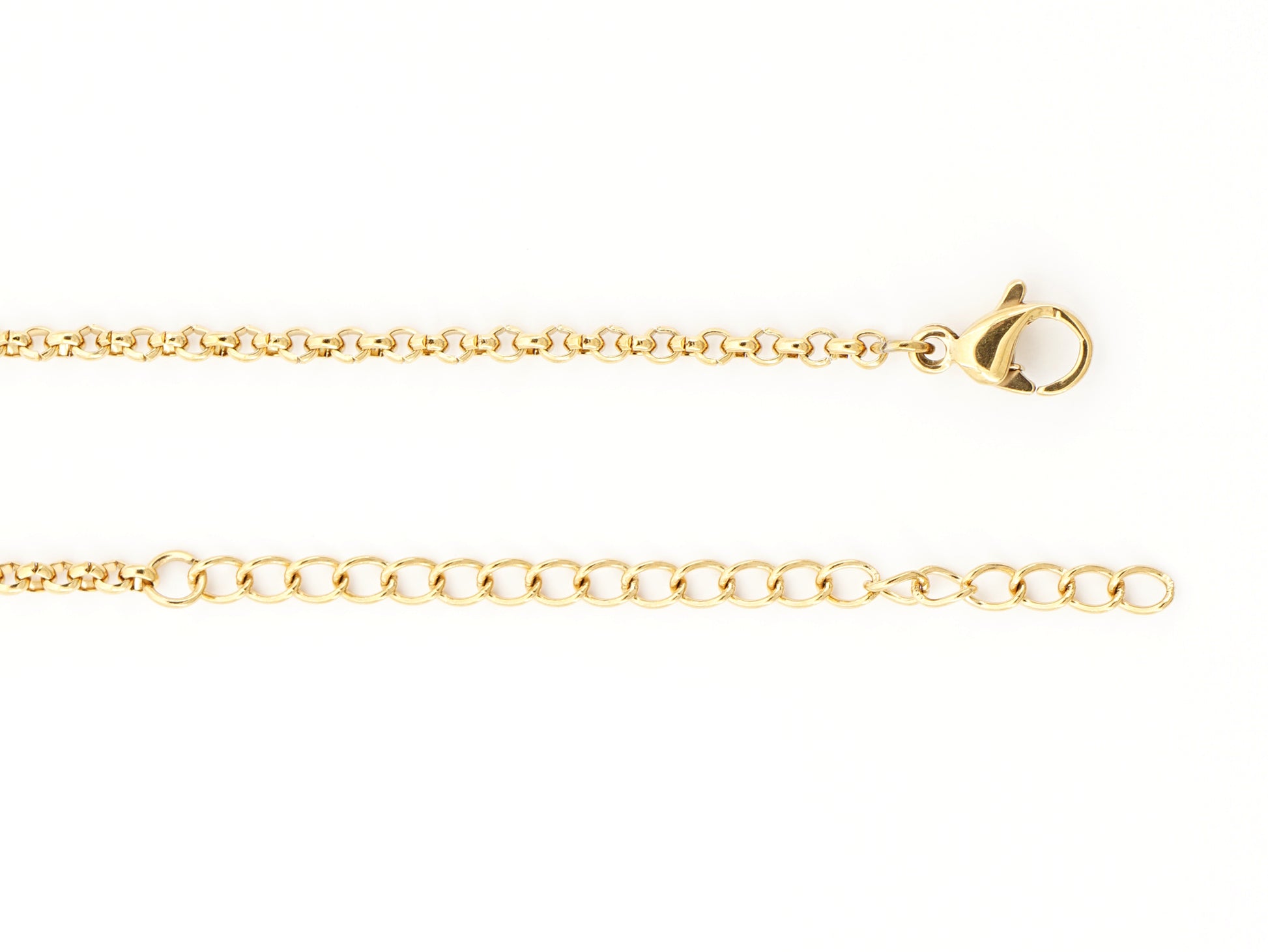 Colar com Coração de Viana Tradicional Médio, Inspirado na Filigrana Portuguesa, Aço Inoxidável Dourado - Pormenor Fio Ajustável
