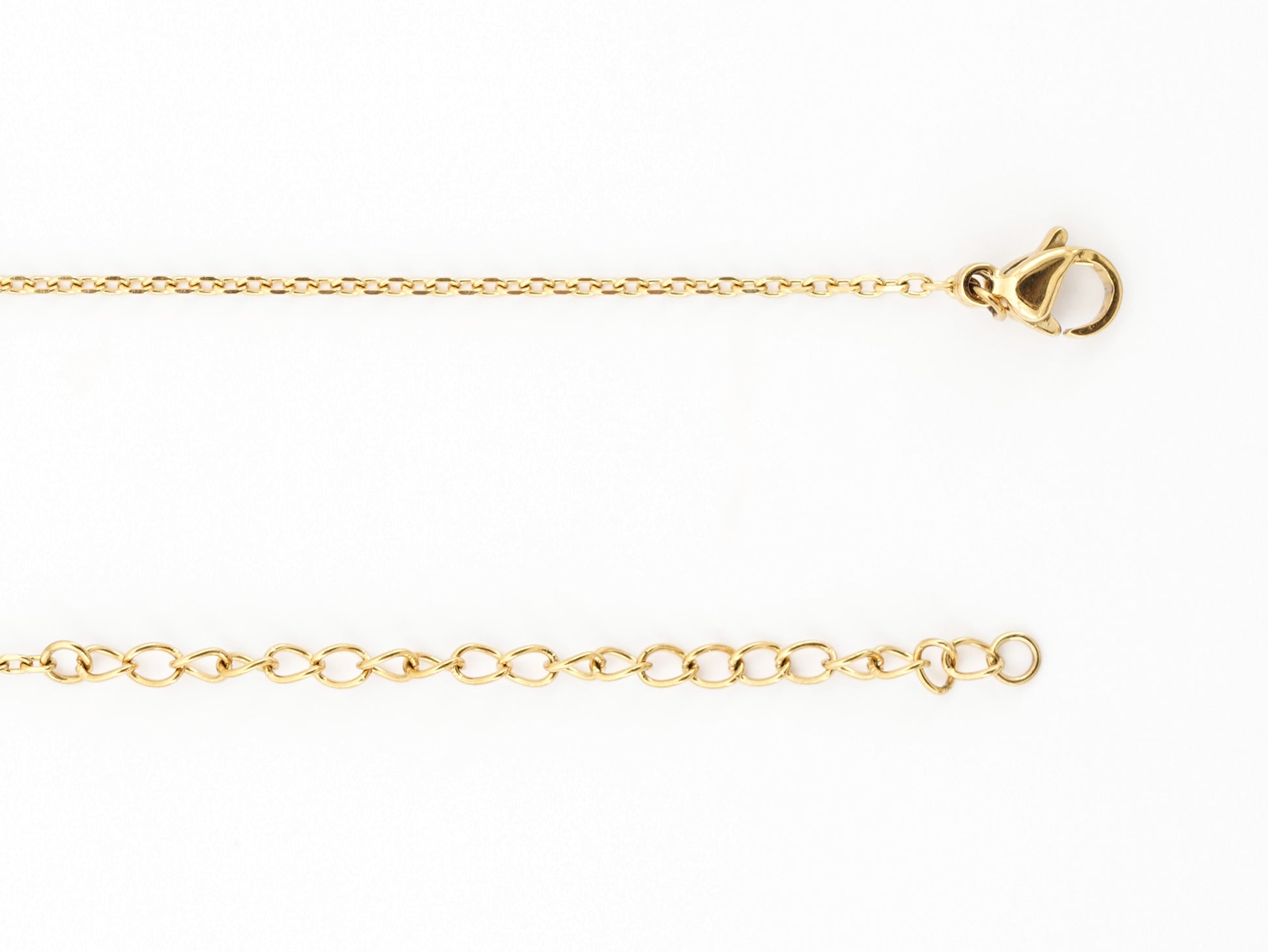 Colar Coração de Viana Tradicional Extra Pequeno, Inspirado na Filigrana Portuguesa, Aço Inoxidável Dourado - Pormenor Fio Ajustável