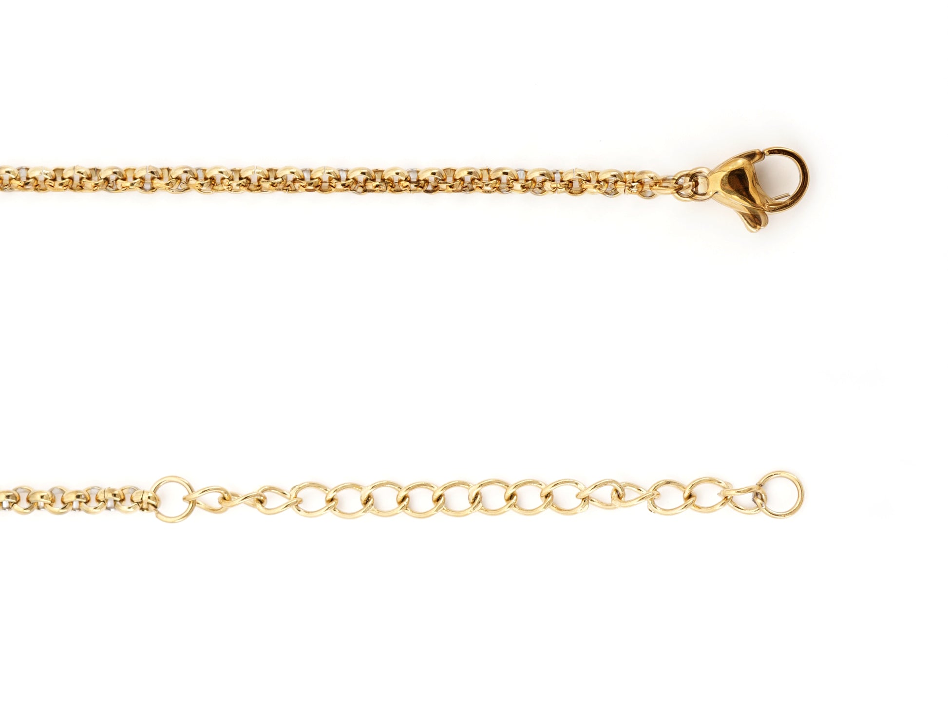 Colar Princesa, Inspirado na Filigrana Portuguesa, Aço Inoxidável Dourado - Pormenor Fio Ajustável