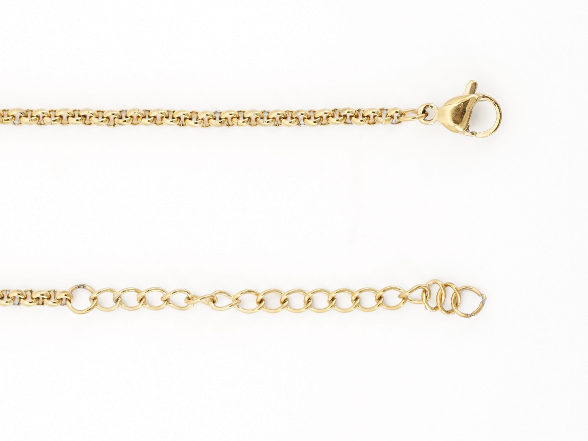 Colar Rainha, Inspirado na Filigrana Portuguesa, Aço Inoxidável Dourado - Pormenor Fio Ajustável