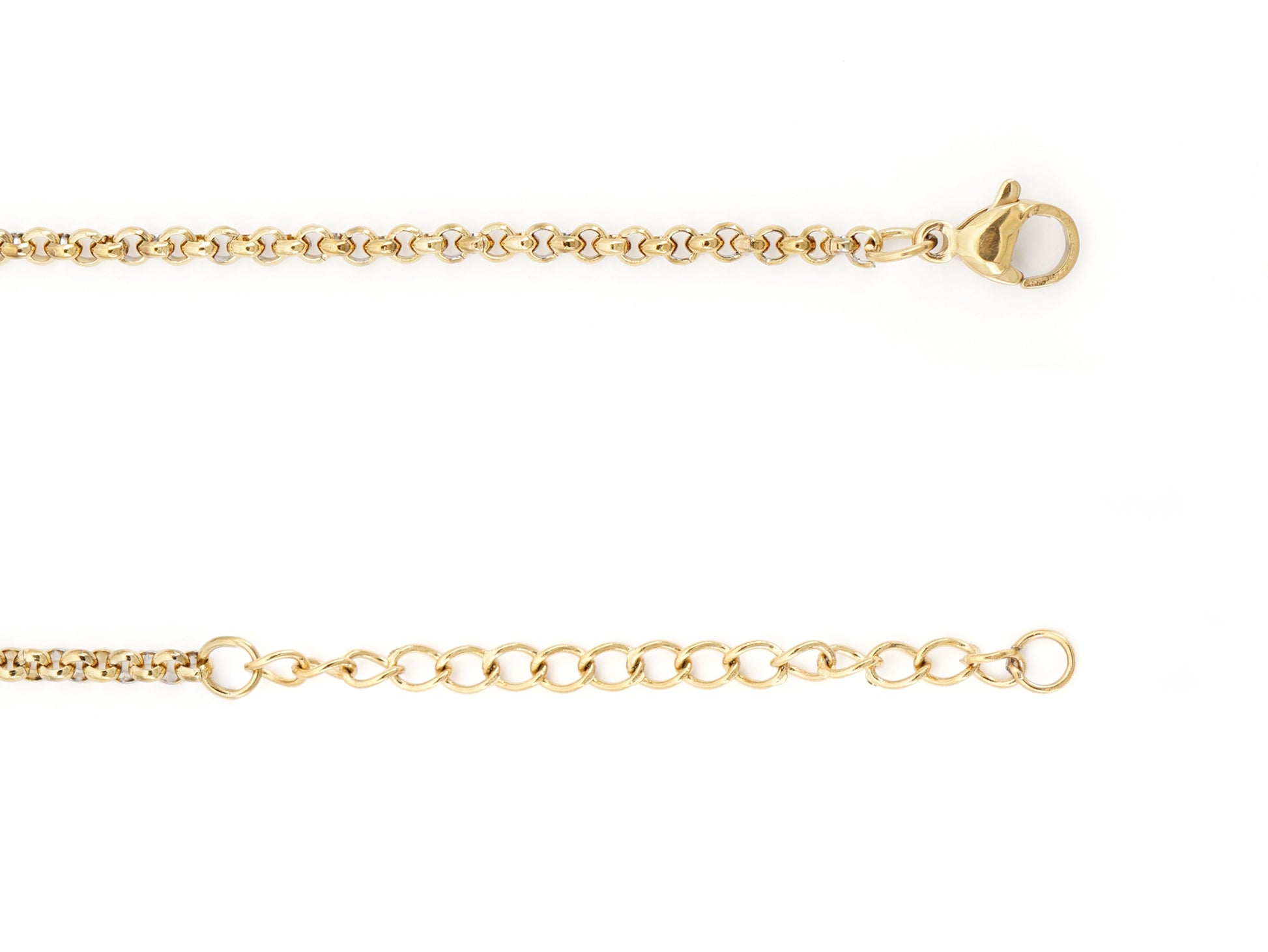 Colar Coração de Viana Invertido, Inspirado na Filigrana Portuguesa, Aço Inoxidável Dourado - Pormenor Fio Ajustável