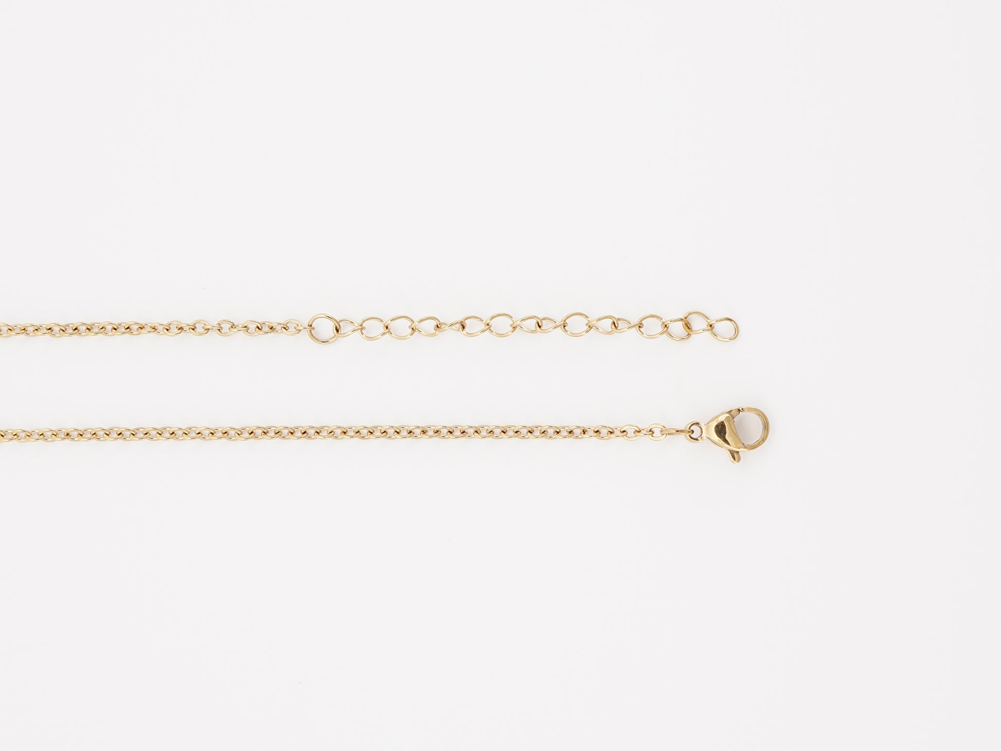 Colar com Flor, Inspirado na Filigrana Portuguesa, Aço Inoxidável Dourado - Pormenor Fio Ajustável