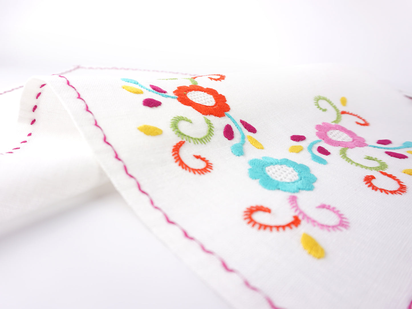 Set de Table, Dessin Coloré, Broderie de Viana Portugal