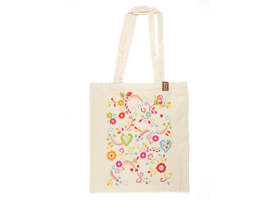 Saco Tote Bag Bordado de Viana, em Algodão, Tradições Portuguesas