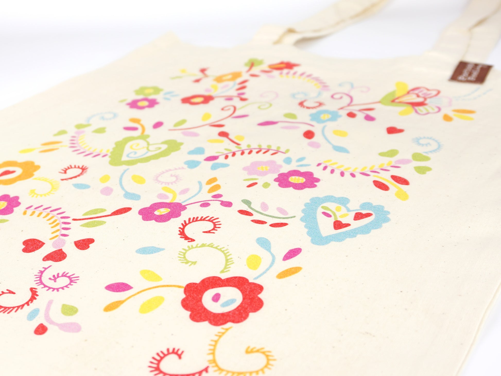 Saco Tote Bag Bordado de Viana, em Algodão, Tradições Portuguesas - Pormenor