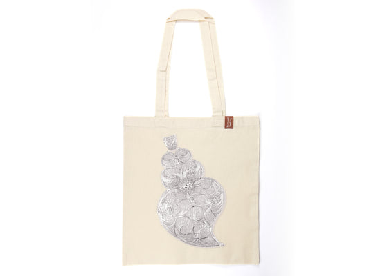 Saco Tote Bag Filigrana Prateada, em Algodão, Tradições Portuguesas