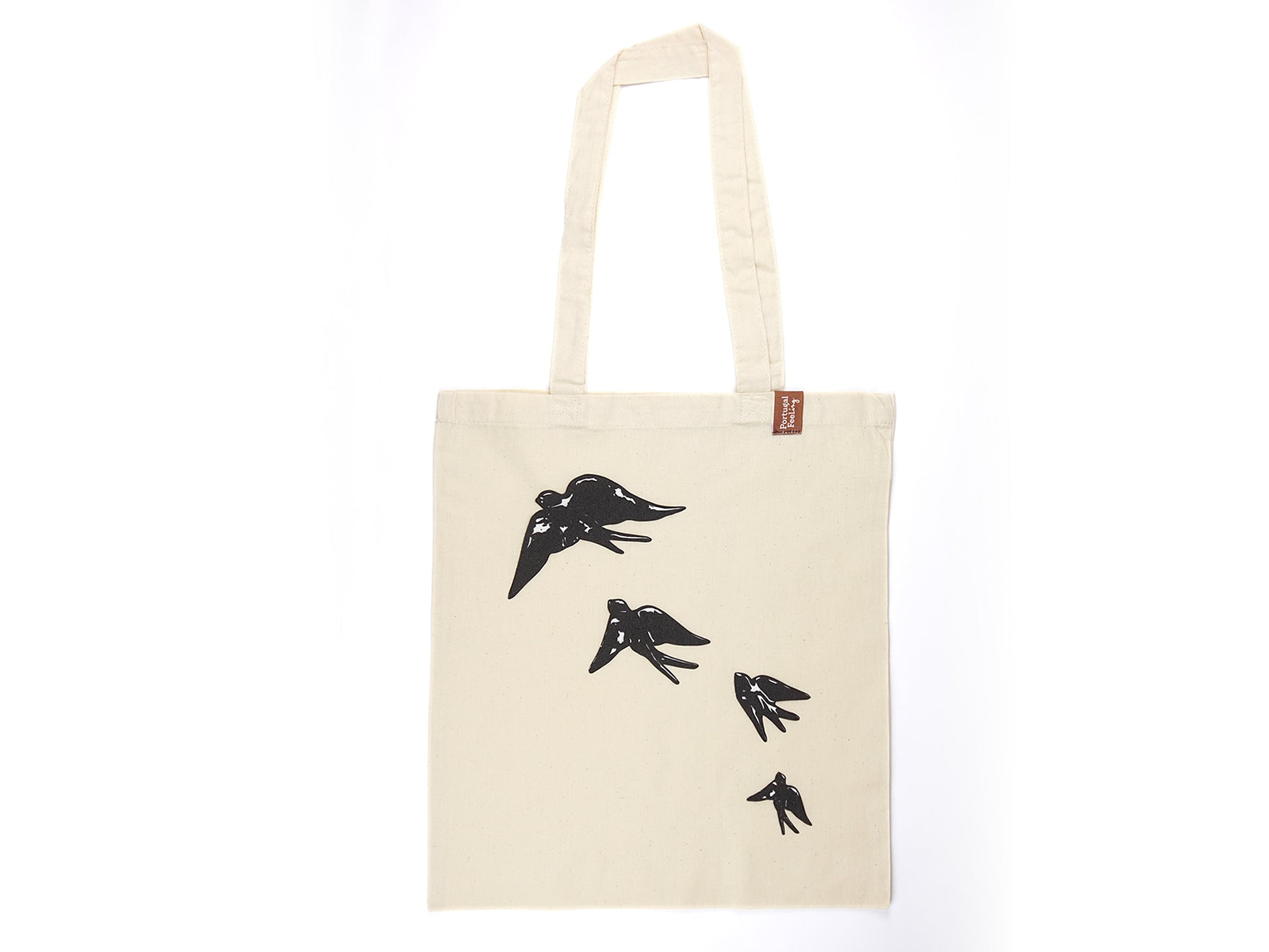 Saco Tote Bag Andorinhas, em Algodão, Tradições Portuguesas